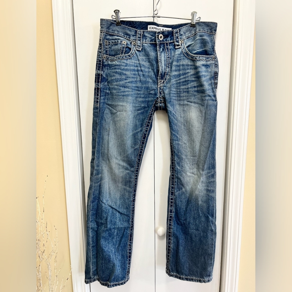Men's 3 pair Jeans lot Express, Levi